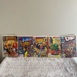Marvel Comic Book Lot of 5- ONE is Malibu!! All Sealed and Unread.